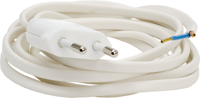 Nettledning Euro 2 meter hvit